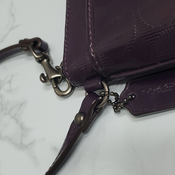 Coach Wristlet in Dark Purple - Picture 2 of 13